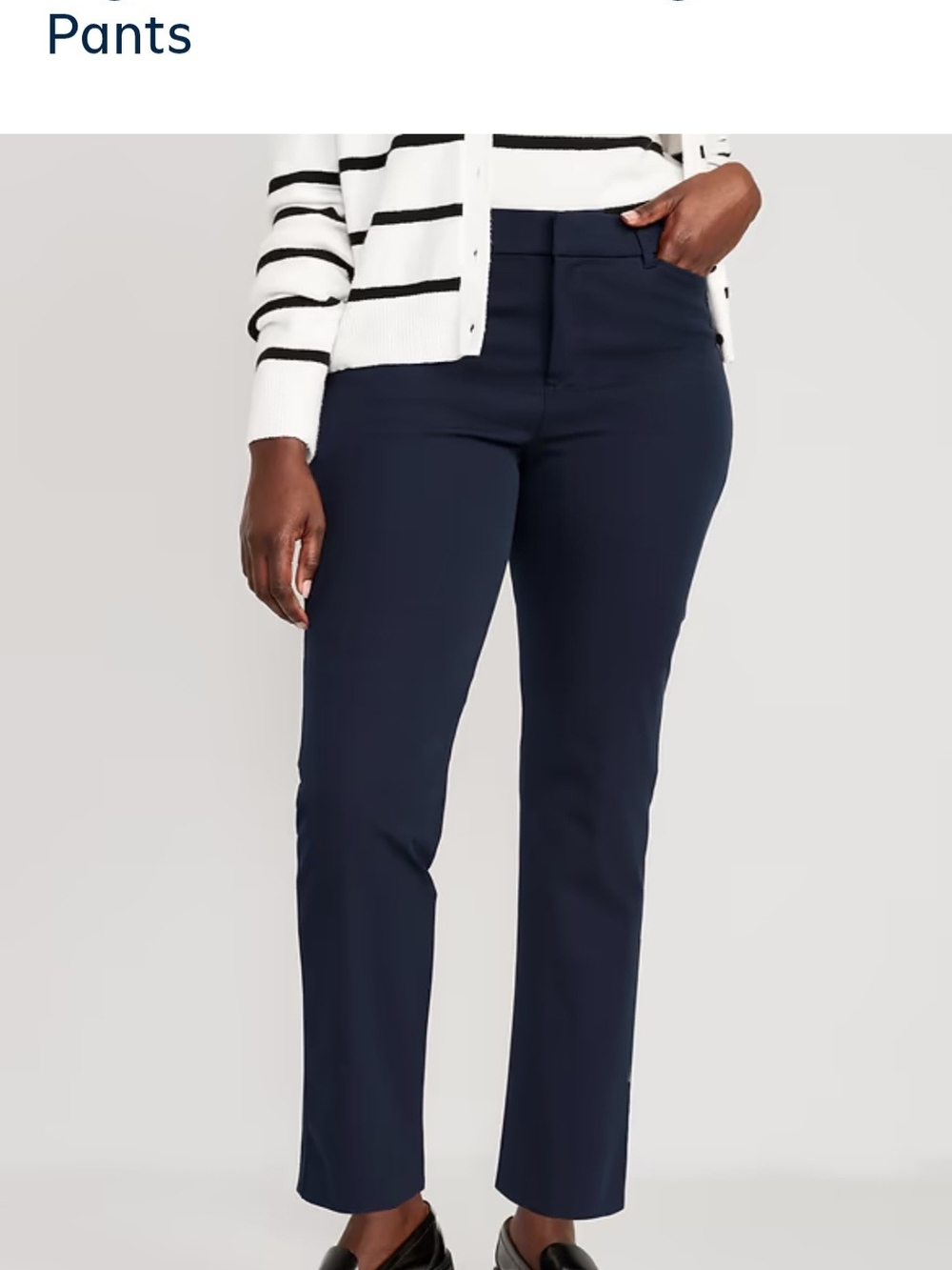 Old Navy High-Rise Straight-Leg Jeans - Navy